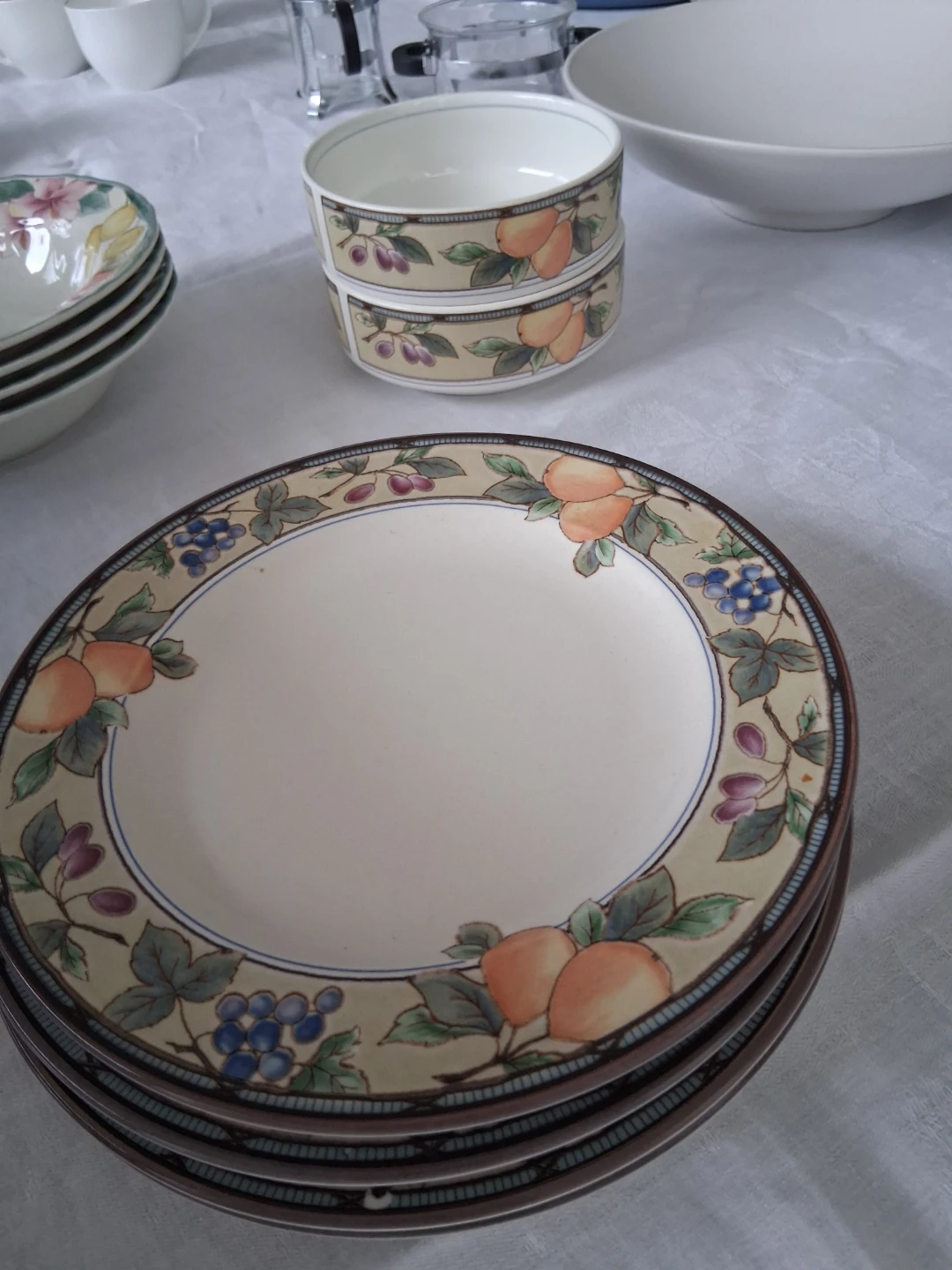 Mikasa Fruit Design Ceramic Dish Set - photo 3