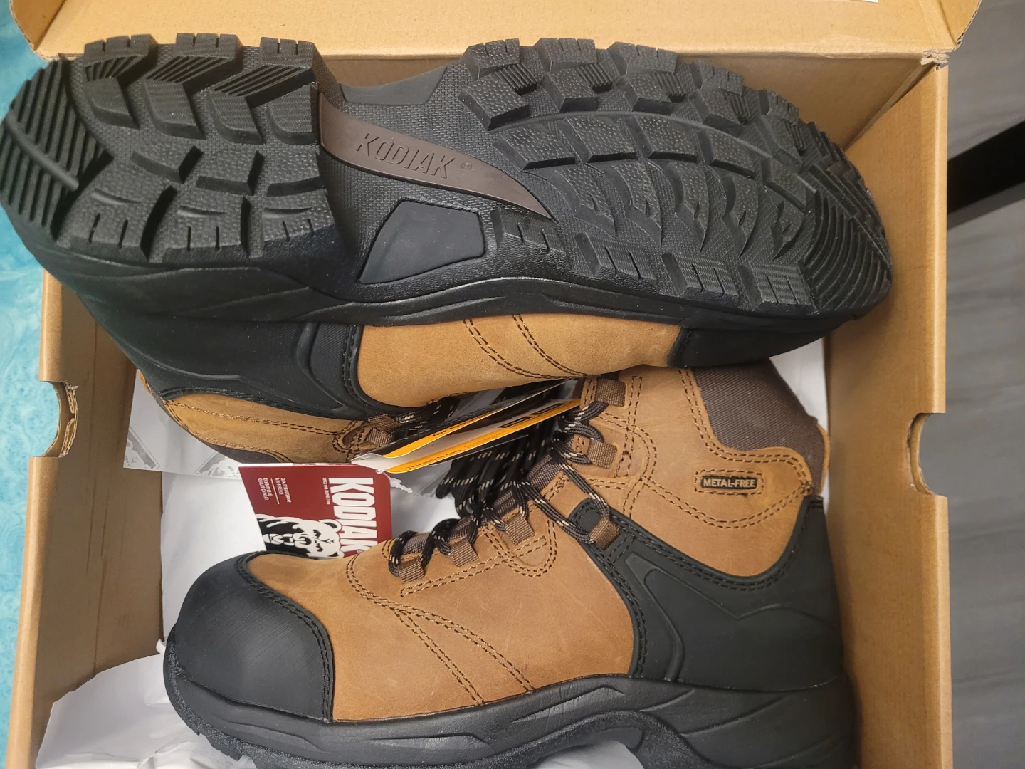 Kodiak Men's Journey Composite Toe Waterproof Work Boots Size 10 - photo 4