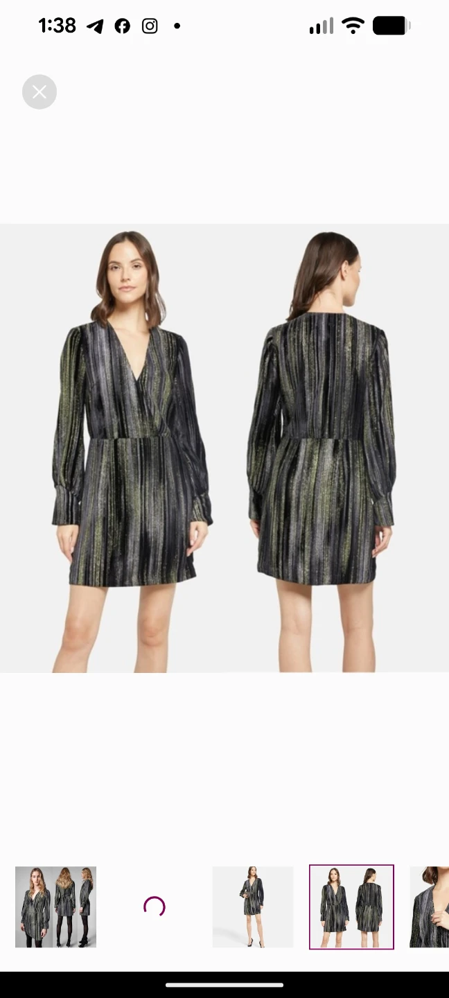 Zadig & Voltaire Striped Sequin Mini Dress - photo 5