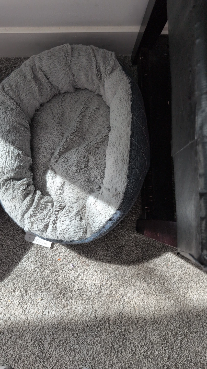 Comfortable Grey Pet Bed
