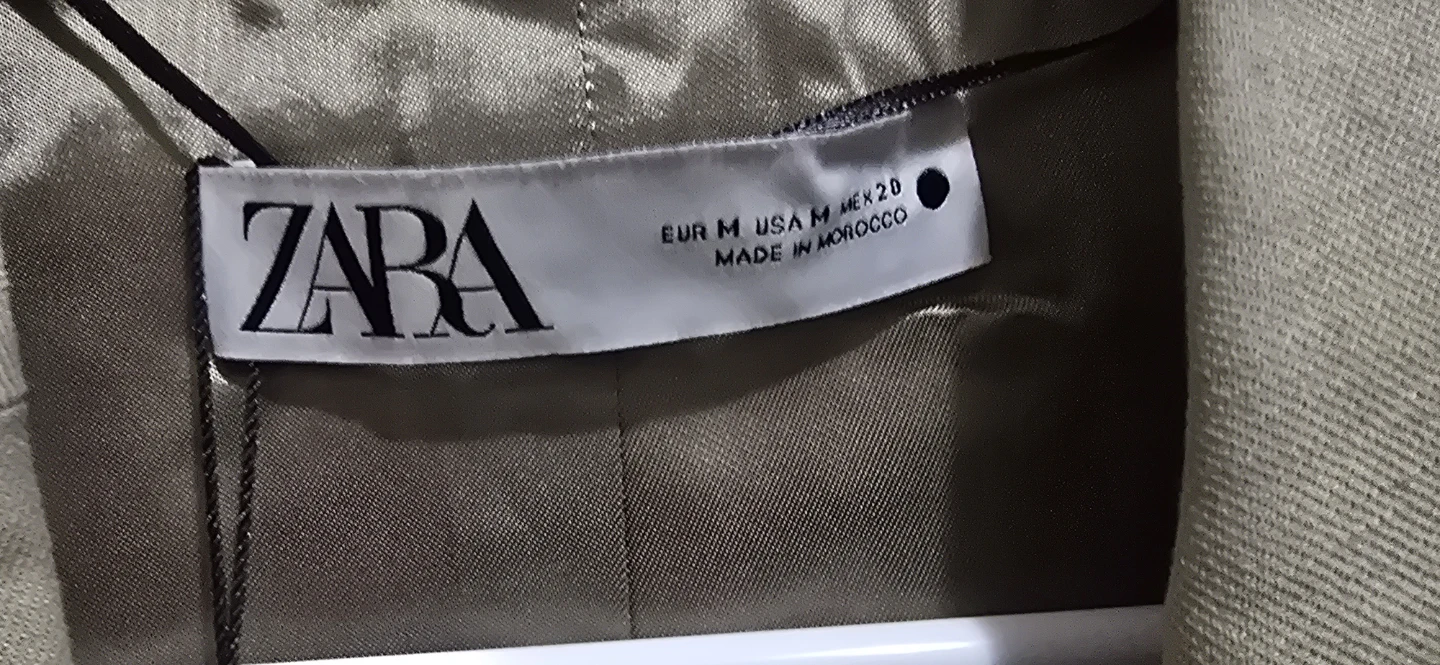 Zara Cropped Blazer Jacket - Size M - photo 2