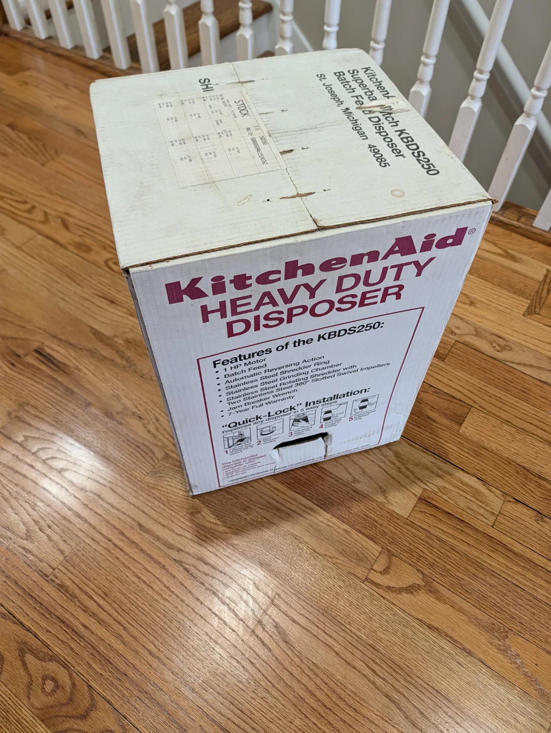 KitchenAid Heavy Duty Batch Feed Disposer KBDS250 - photo 3