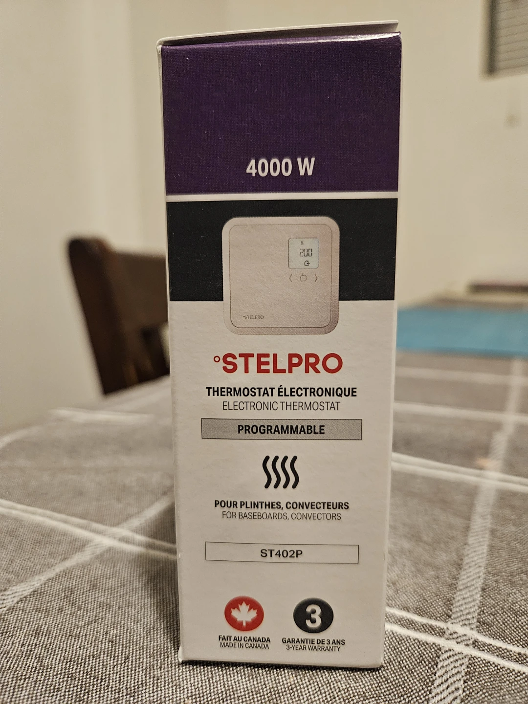Stelpro ST402P Electronic Programmable Thermostat 4000W - photo 3