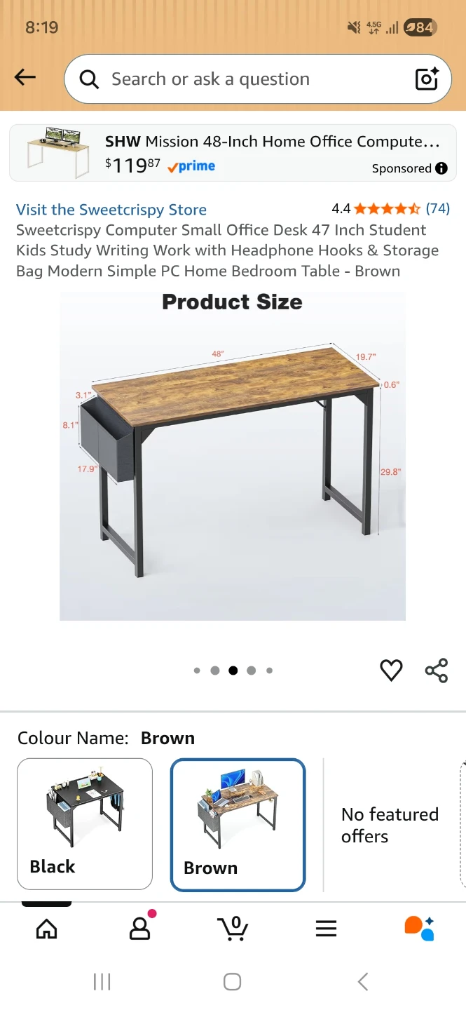 Sweetcrispy Student desk
