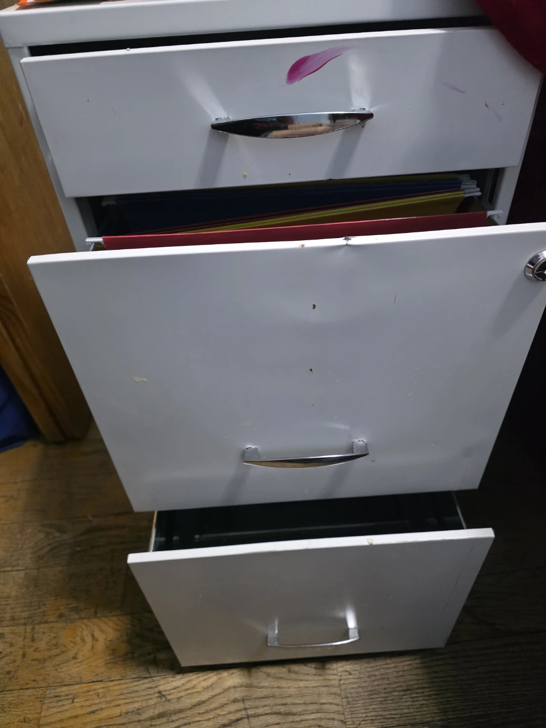 3-Drawer Metal File Cabinet