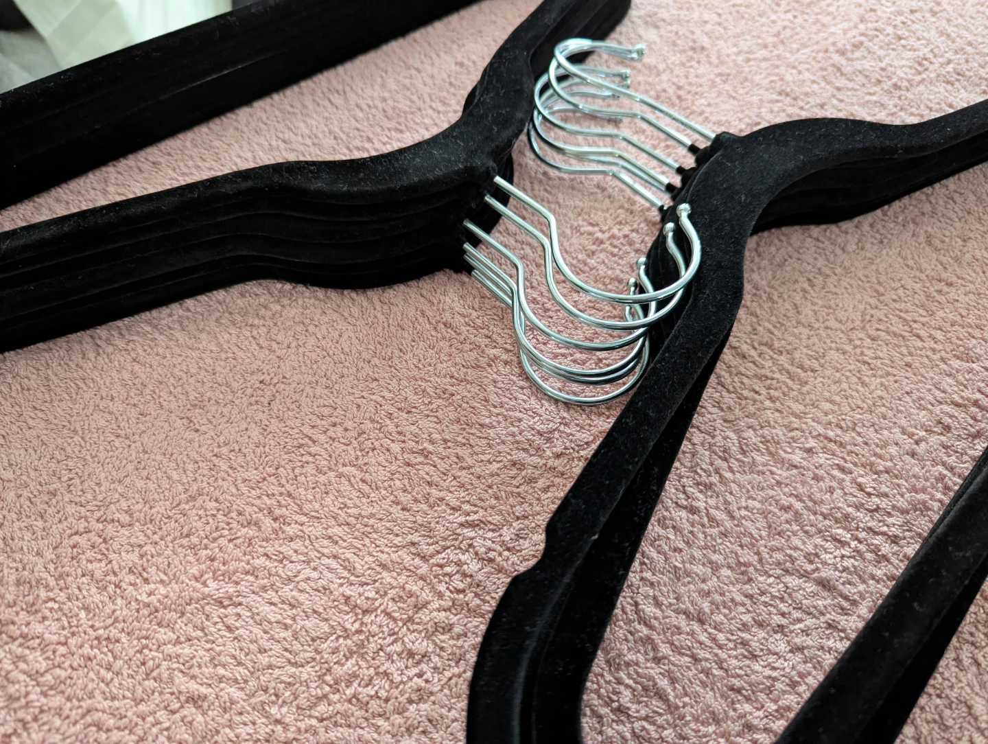 Black Velvet Hangers - Set of 12 - photo 2