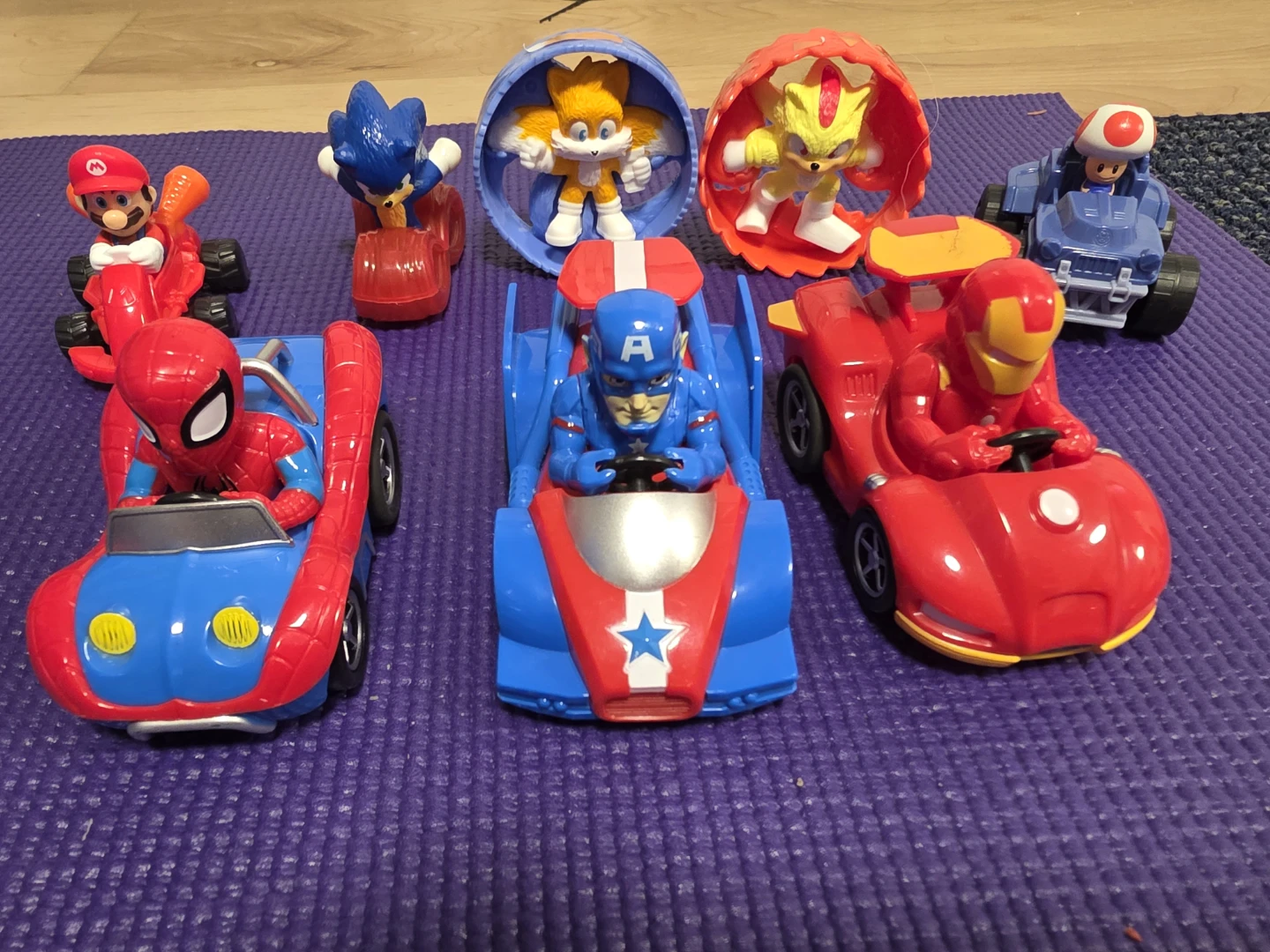 Assorted Character Kart Toys