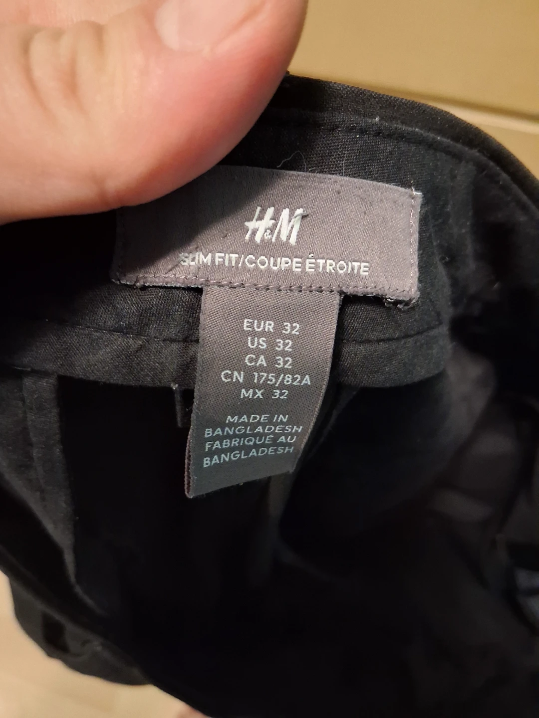H&M Slim Fit Black Dress Pants - photo 3