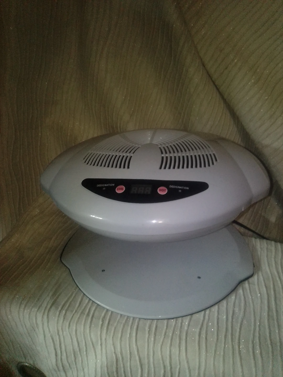 White Nail Dryer with Fan