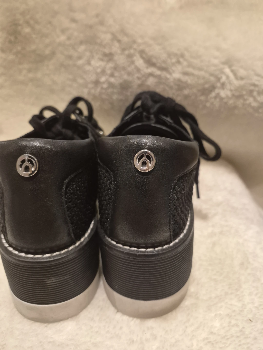 The Wishbone Black Knit Sneakers - photo 4