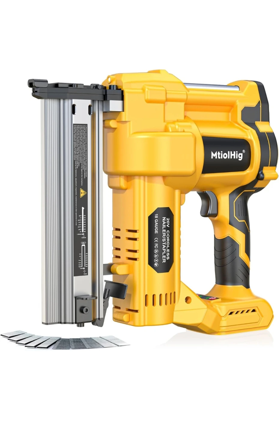 MtiolHig 2-in-1 Cordless Brad Nailer / Staple Gun - photo 2