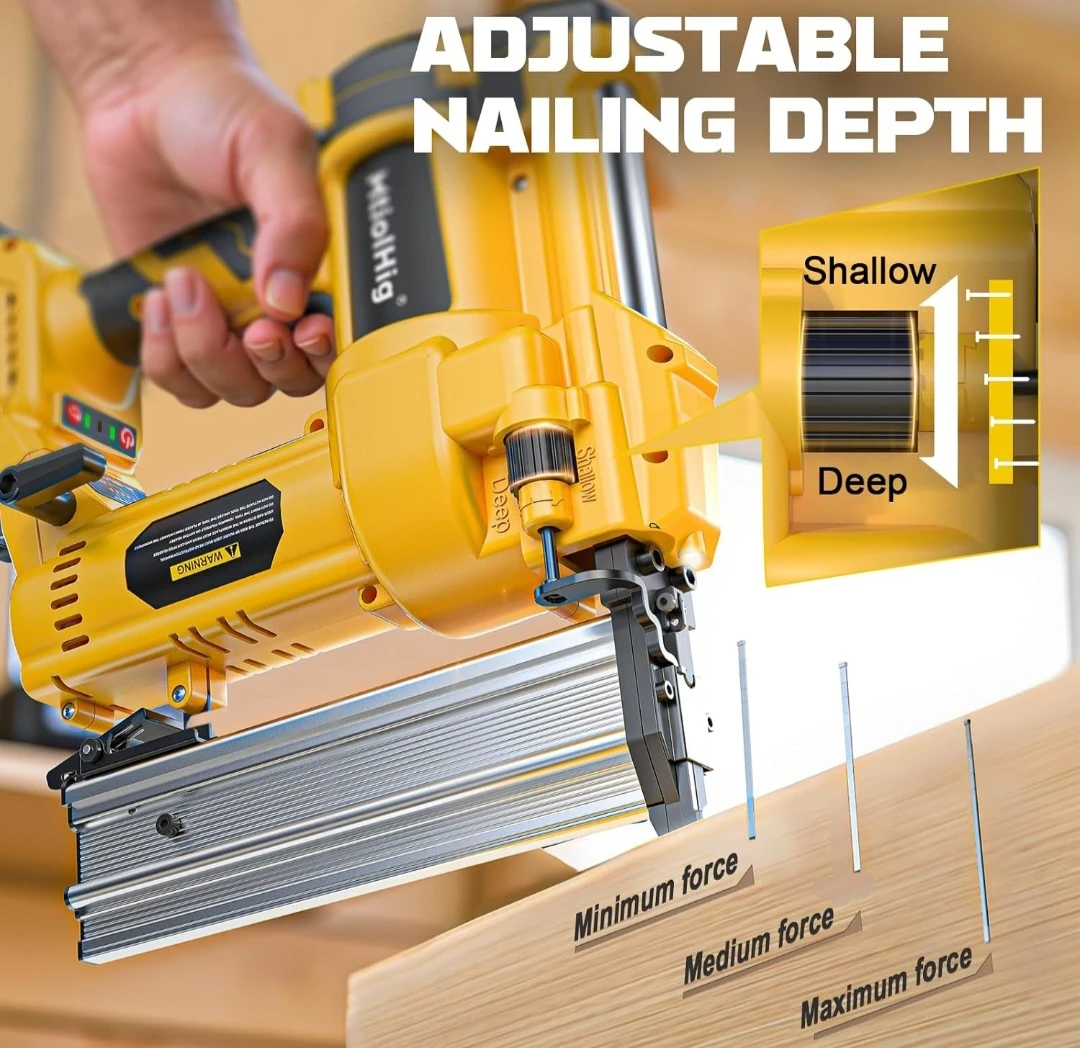 MtiolHig 2-in-1 Cordless Brad Nailer / Staple Gun - photo 5