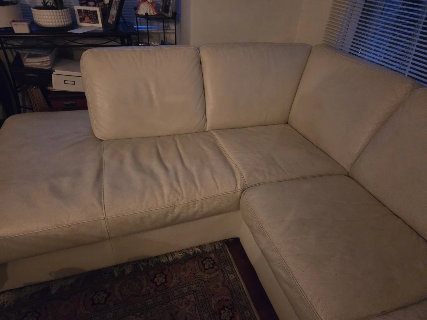 Italian Sectional Sofa - Leather