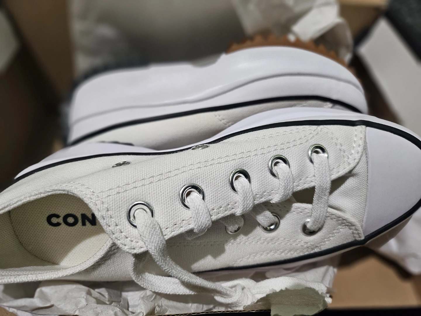 Converse Run Star Hike sneakers - White, Size 7.5