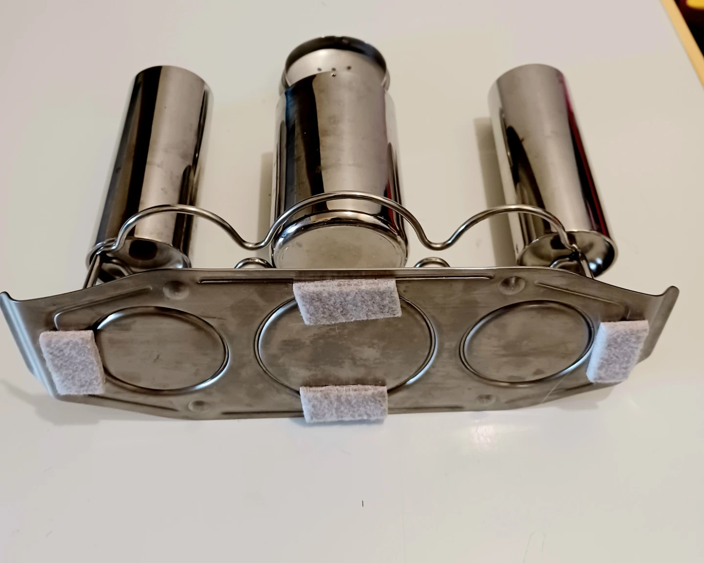 Art Deco Large Stainless Set of 4 Pcs - photo 2