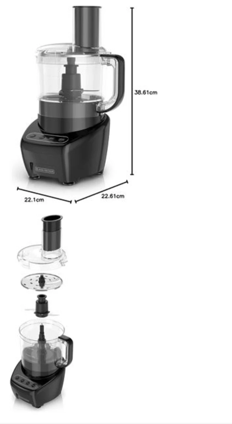 New BLACK+DECKER 3-in-1 8-Cup Food Processor - photo 2