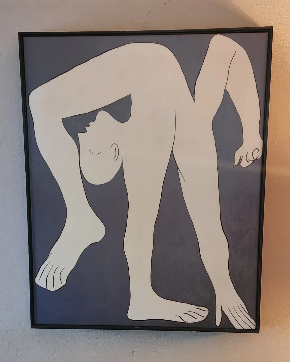 Picasso - L'Acrobate - Framed Canvas