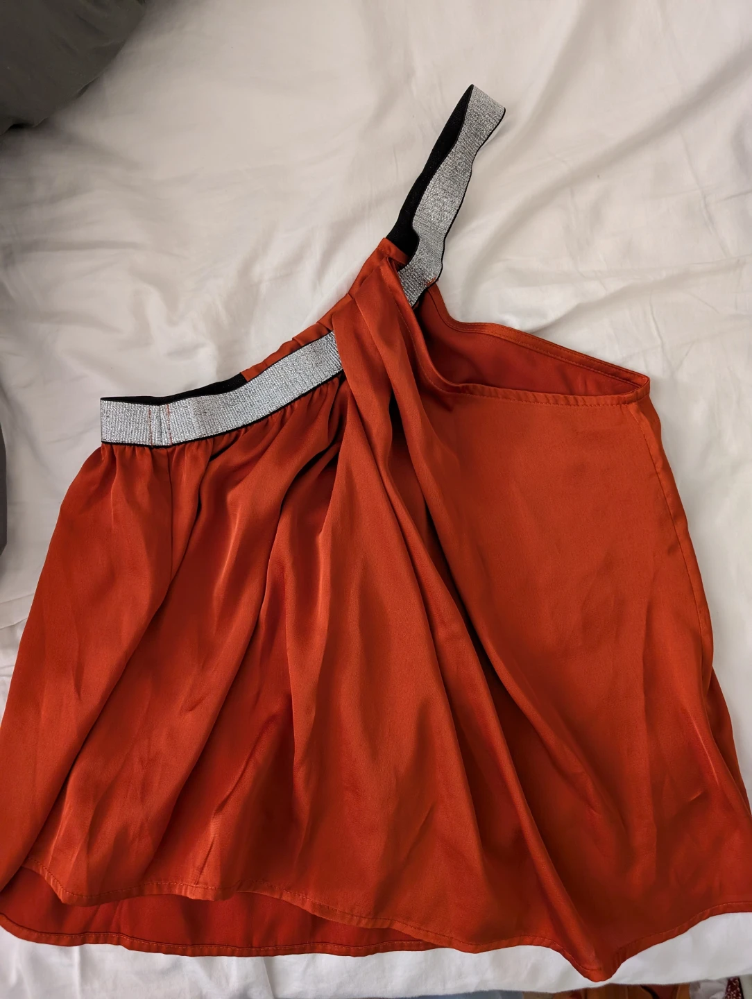 Lishly One-Shoulder Orange Top Crop Top Halter Sexy Top