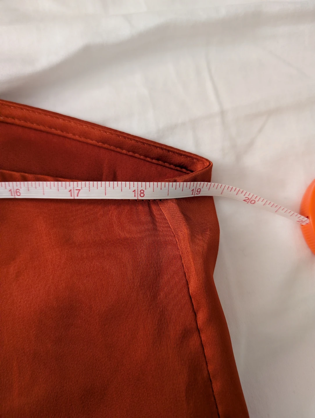 Lishly One-Shoulder Orange Top Crop Top Halter Sexy Top - photo 3