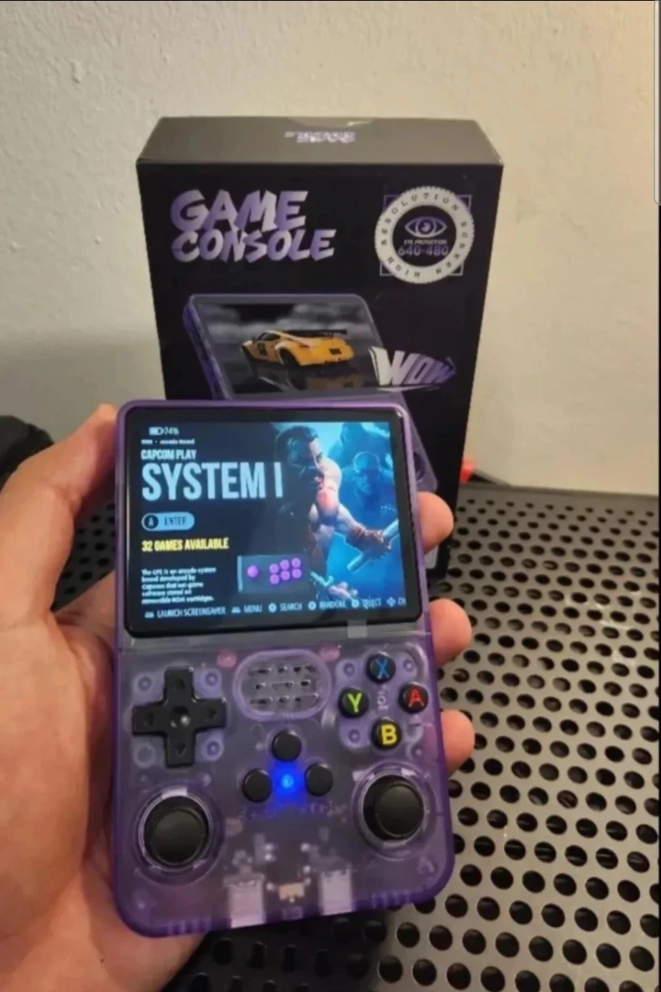 Tik Tok BRAND NEW R36S Atomic Purple 💜  Handheld Retro Consol