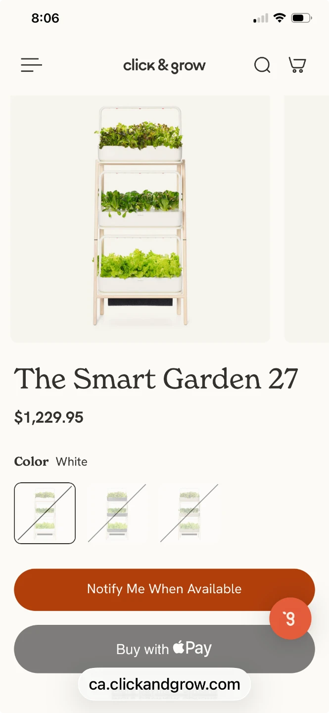 Click & Grow The Smart Garden 27