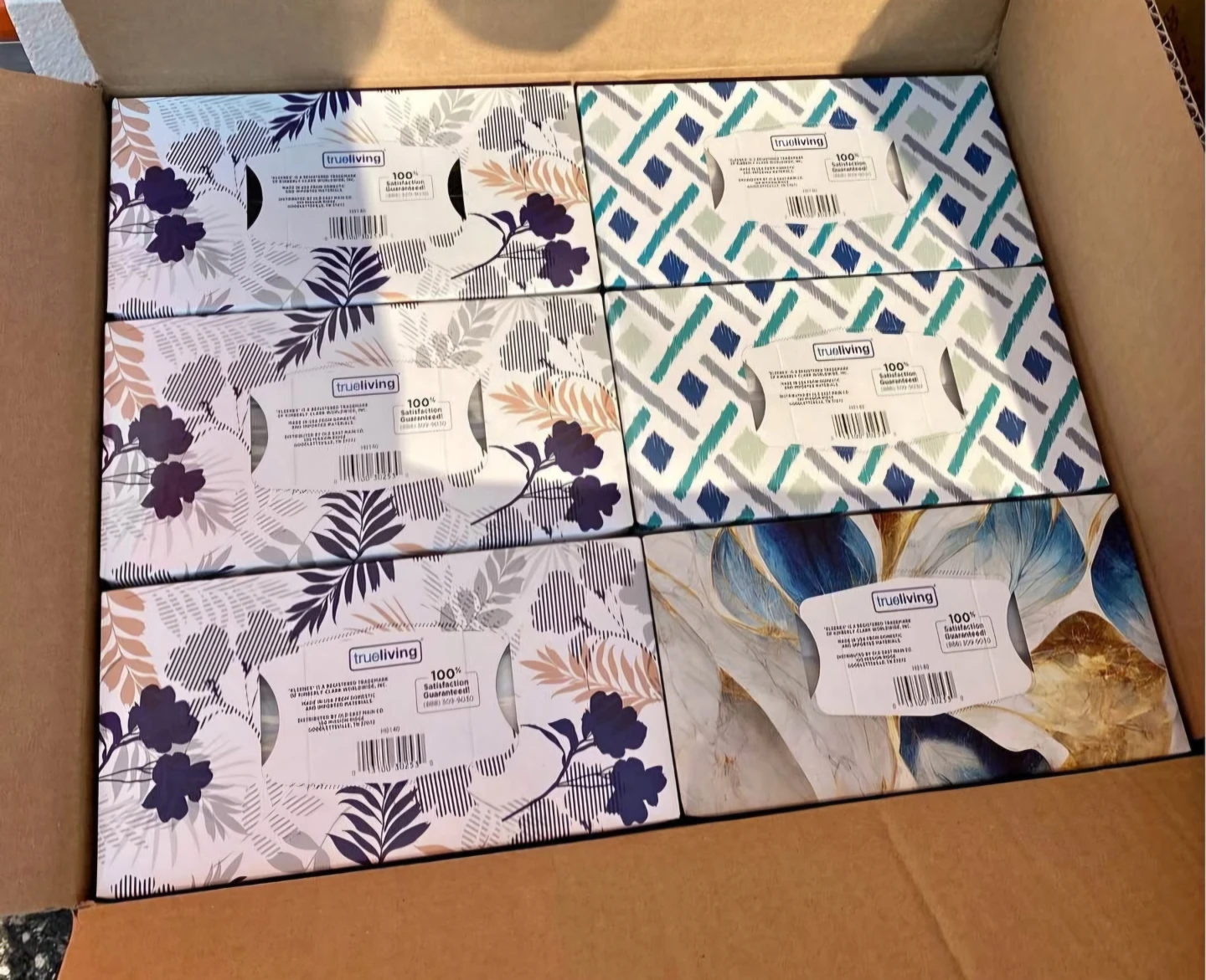 TrueLiving Facial Tissues - 160 Count - photo 2
