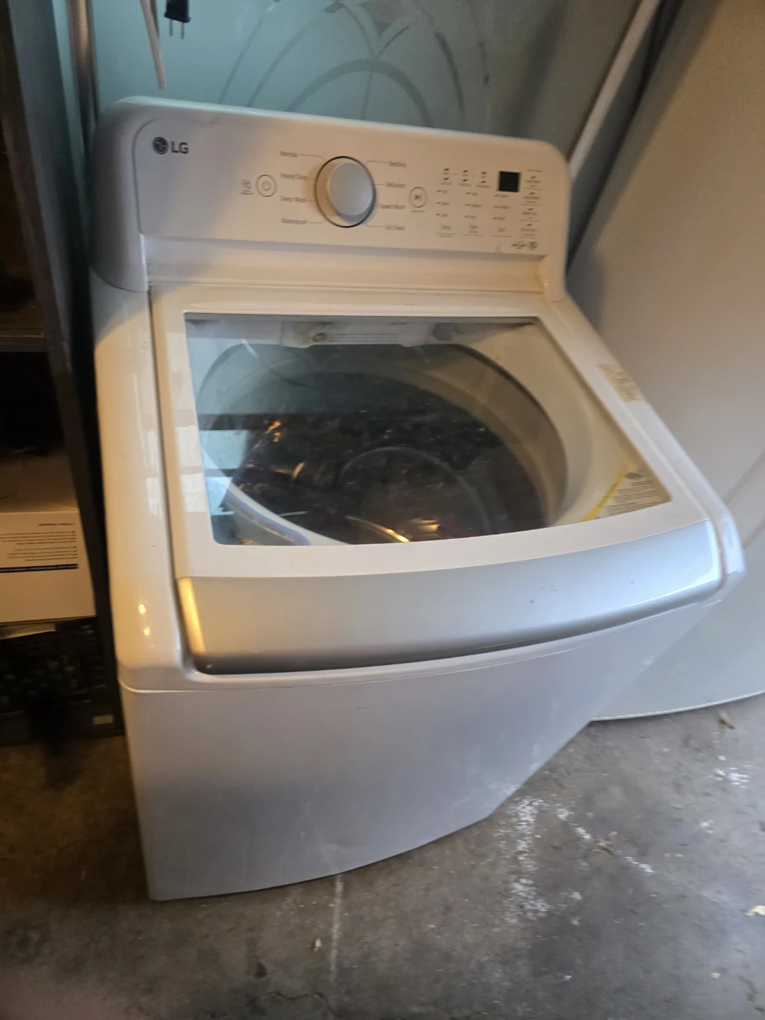 LG White Top-Load Washing Machine