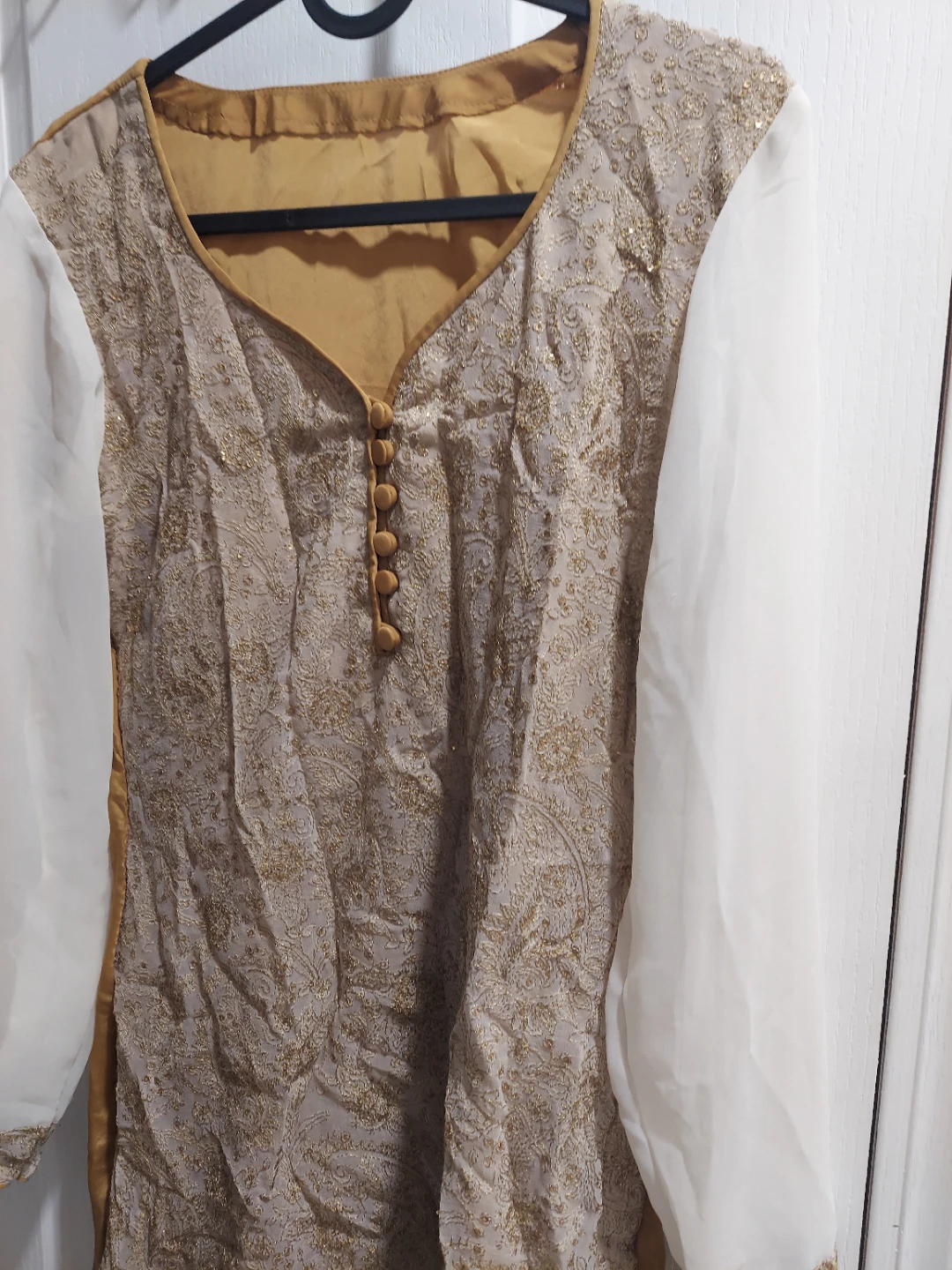 Women's Embroidered Kurti with Pants and Dupatta