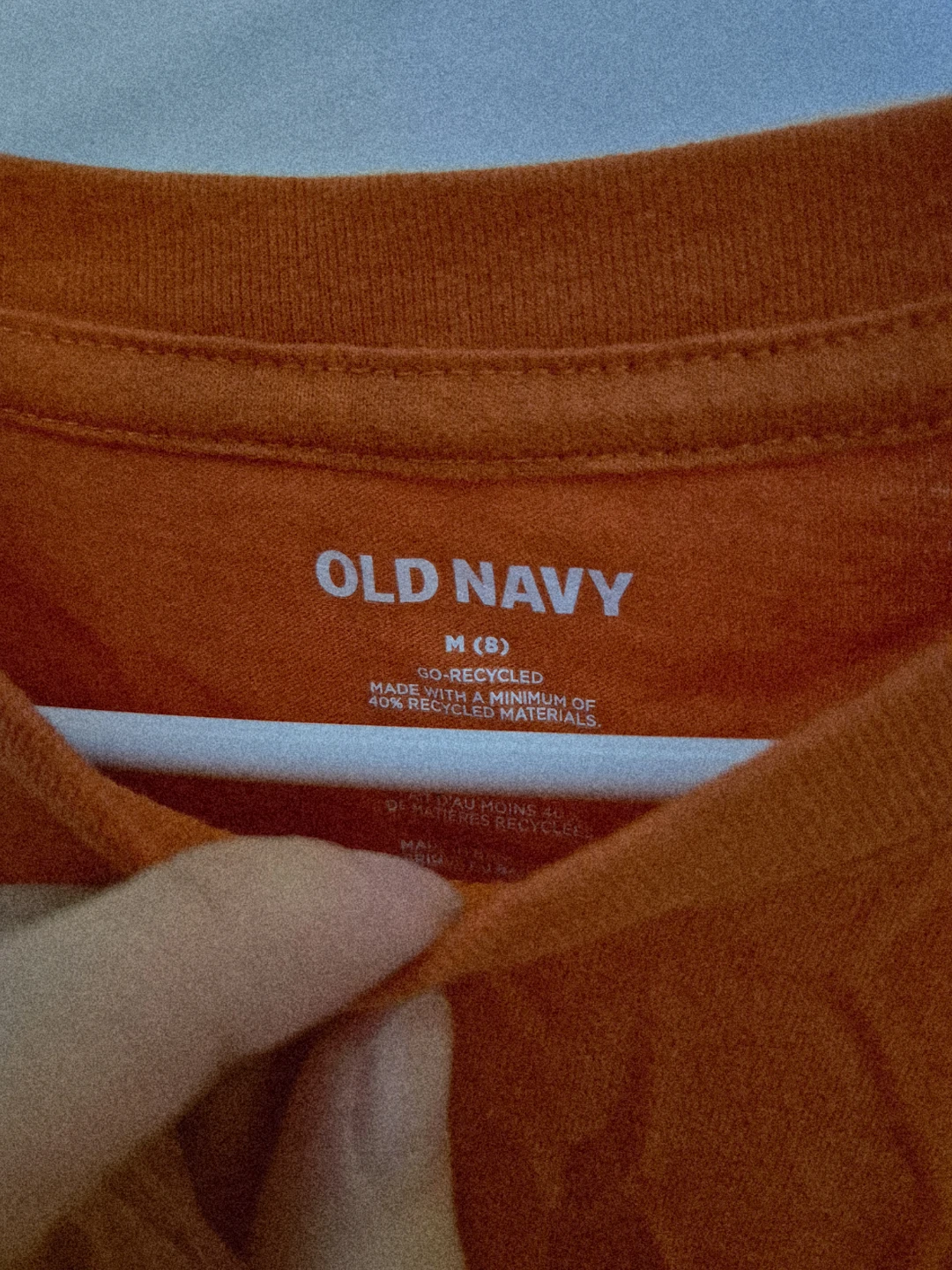 Old Navy Orange Long-Sleeve T-Shirt Size M (8)