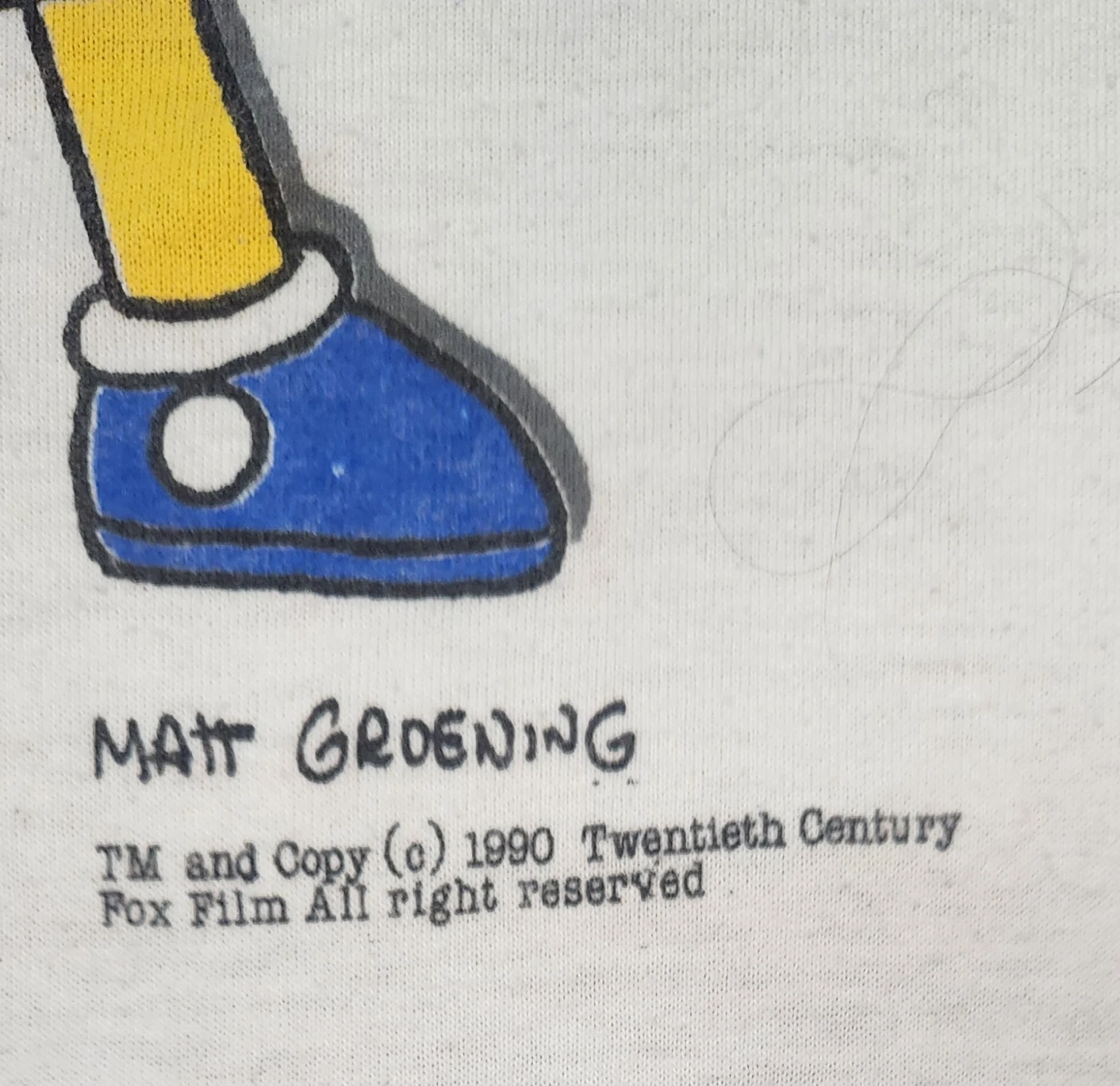 RARE Simpsons Bartman T - Shirt - 1990 - photo 3