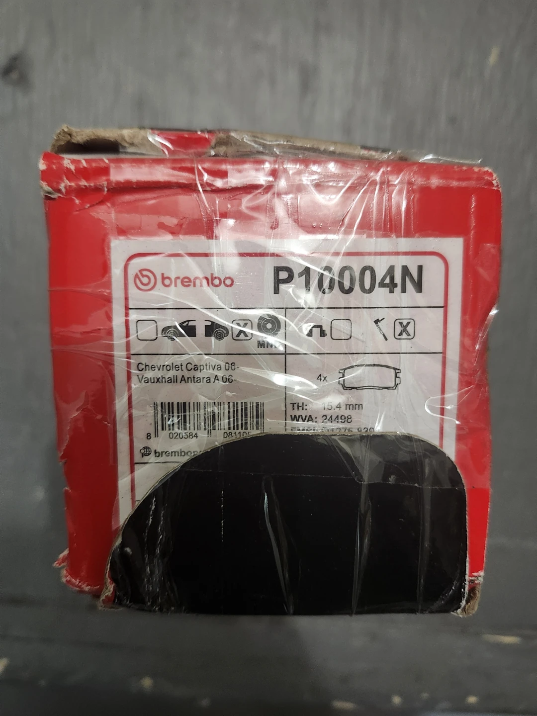 Brembo P10004N Prime Ceramic Brake Pads chevrolet captiva 06 - photo 2