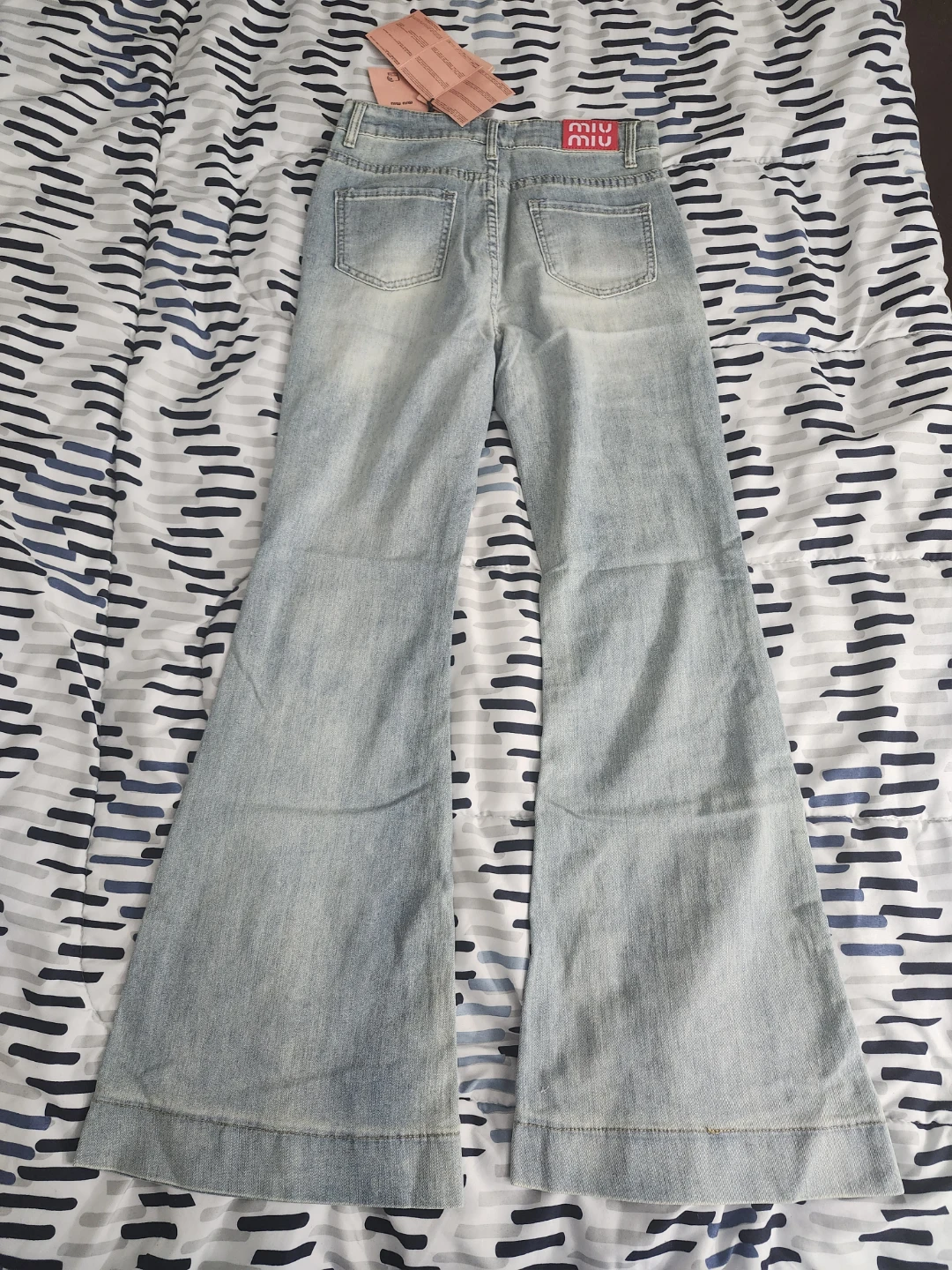Miu Miu Women's Light Wash Flare Jeans - photo 2