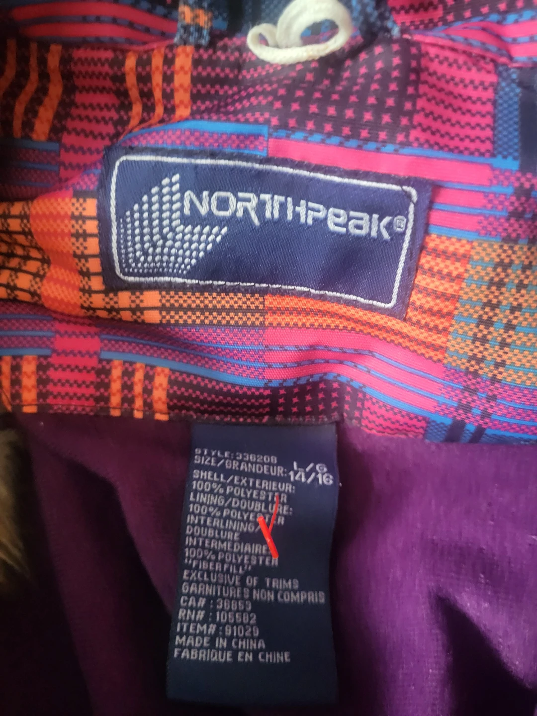 Northpeak Girls Winter Jacket - photo 2