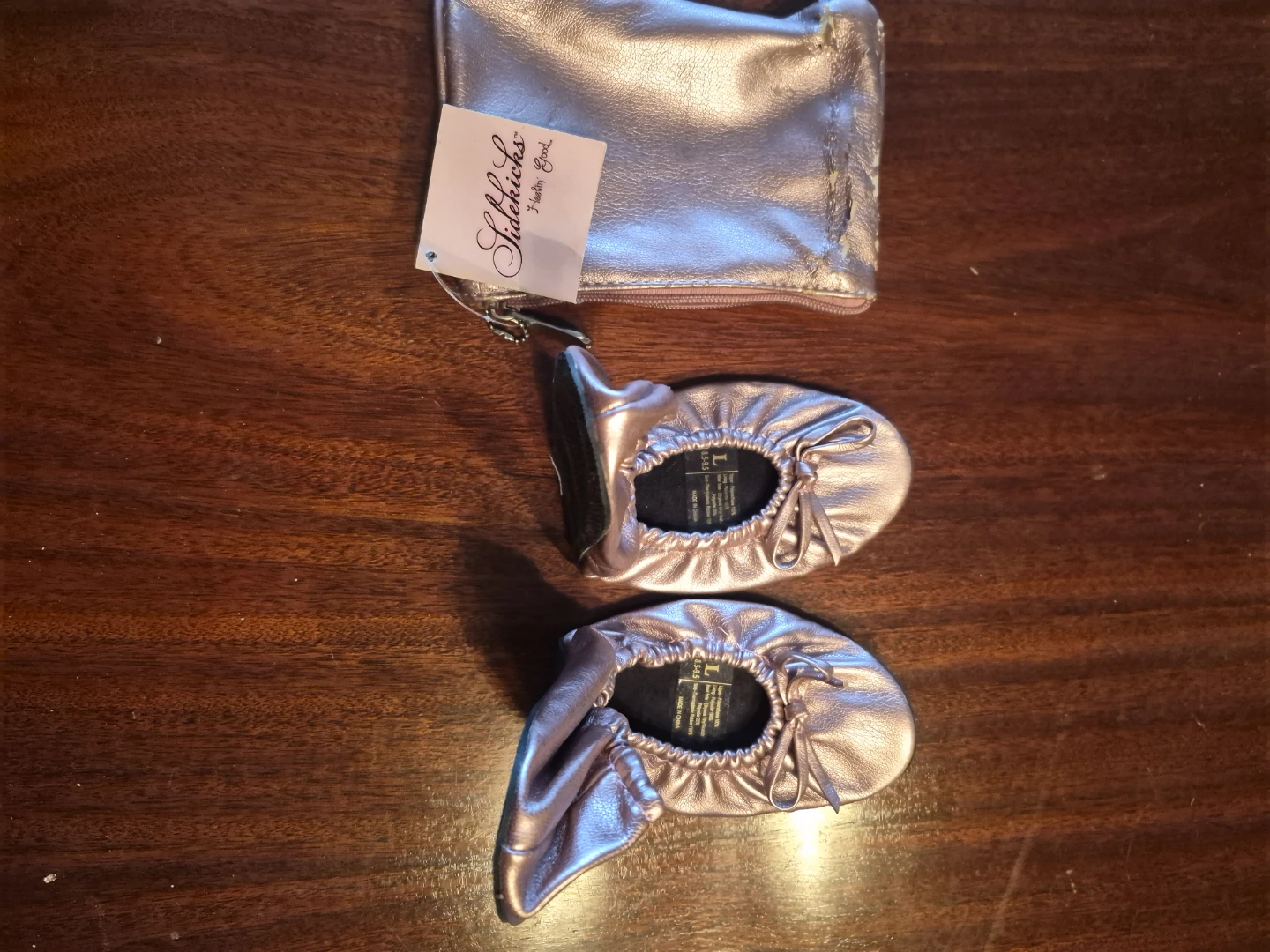Foldable Ballet Flats with Pouch - photo 2