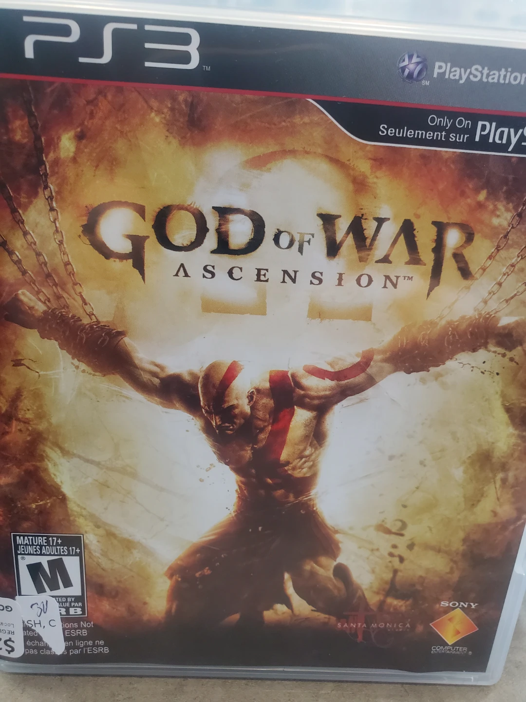 God of War: Ascension PS3 Video Game