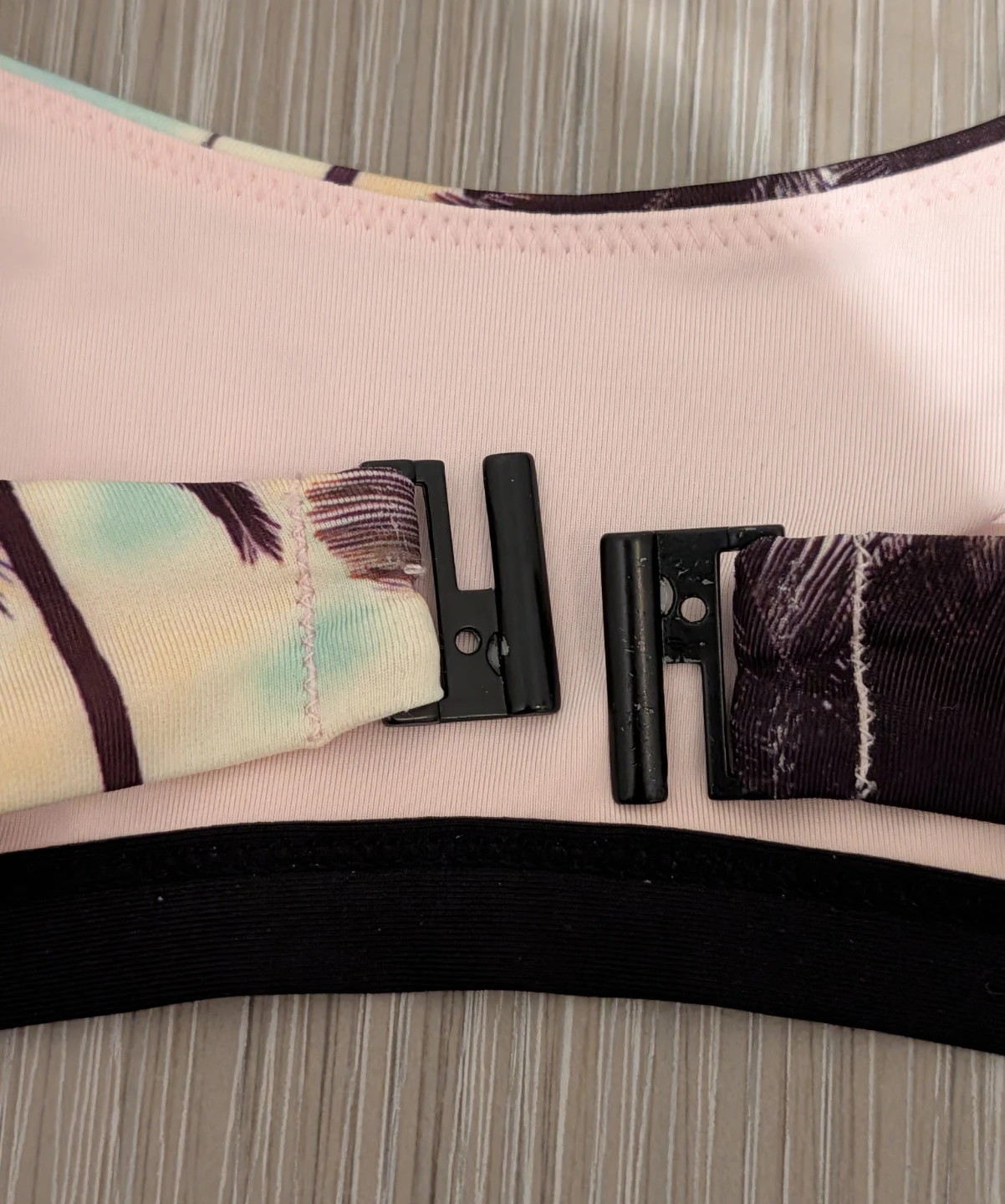 Palm Tree Print Bikini Set - Small - photo 3