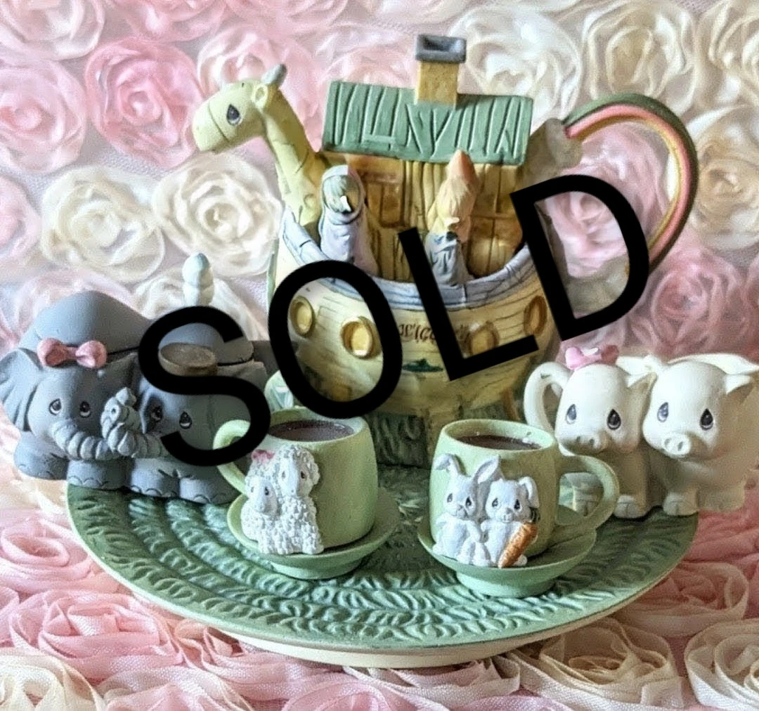 Vintage 1996 Precious Moments Mini Tea Set