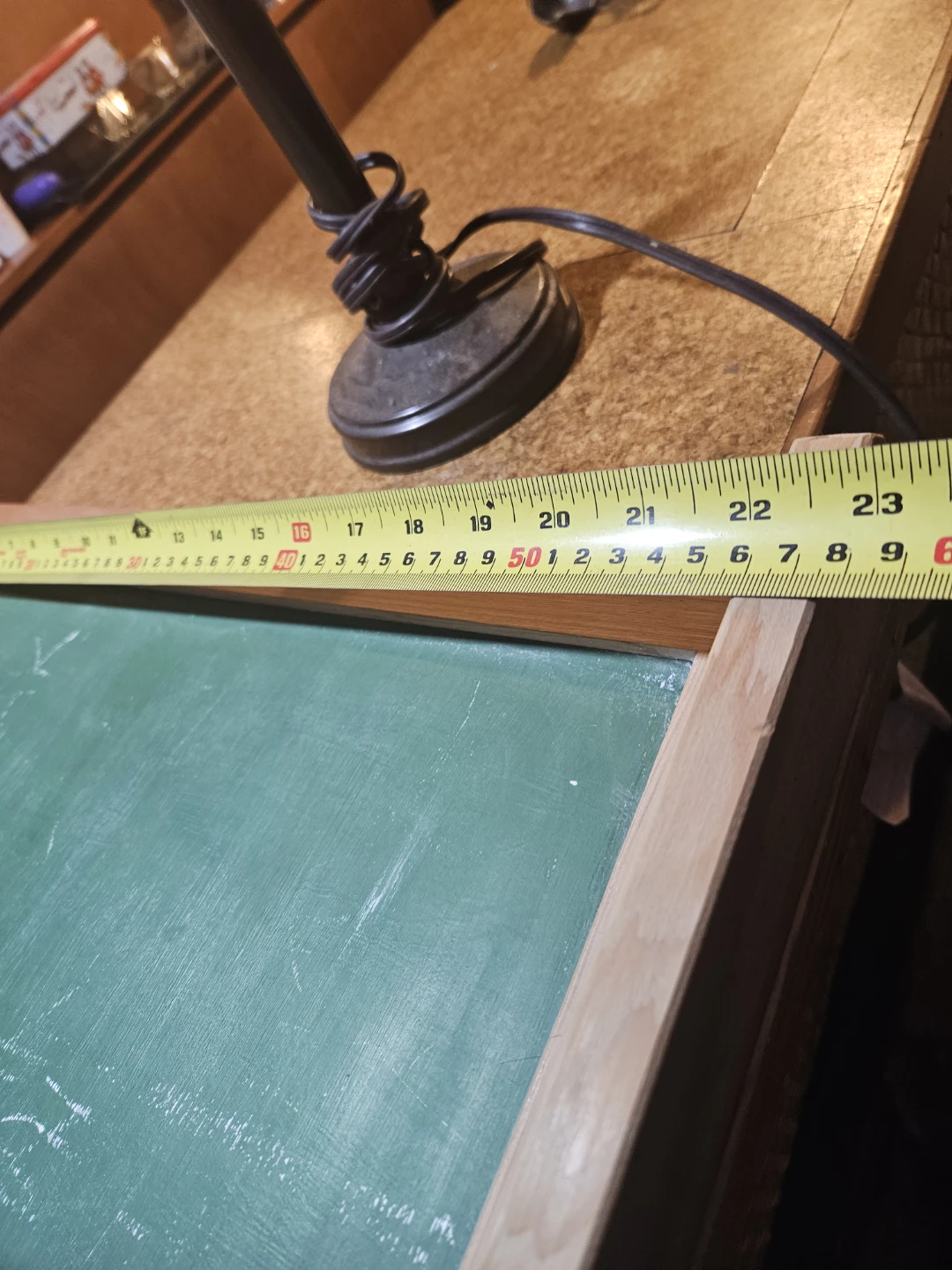 Vintage Green Chalkboard with Wooden Frame - photo 2