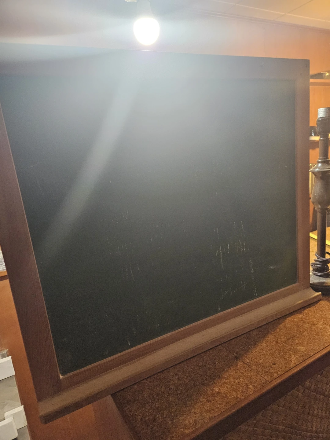 Vintage Green Chalkboard with Wooden Frame - photo 5