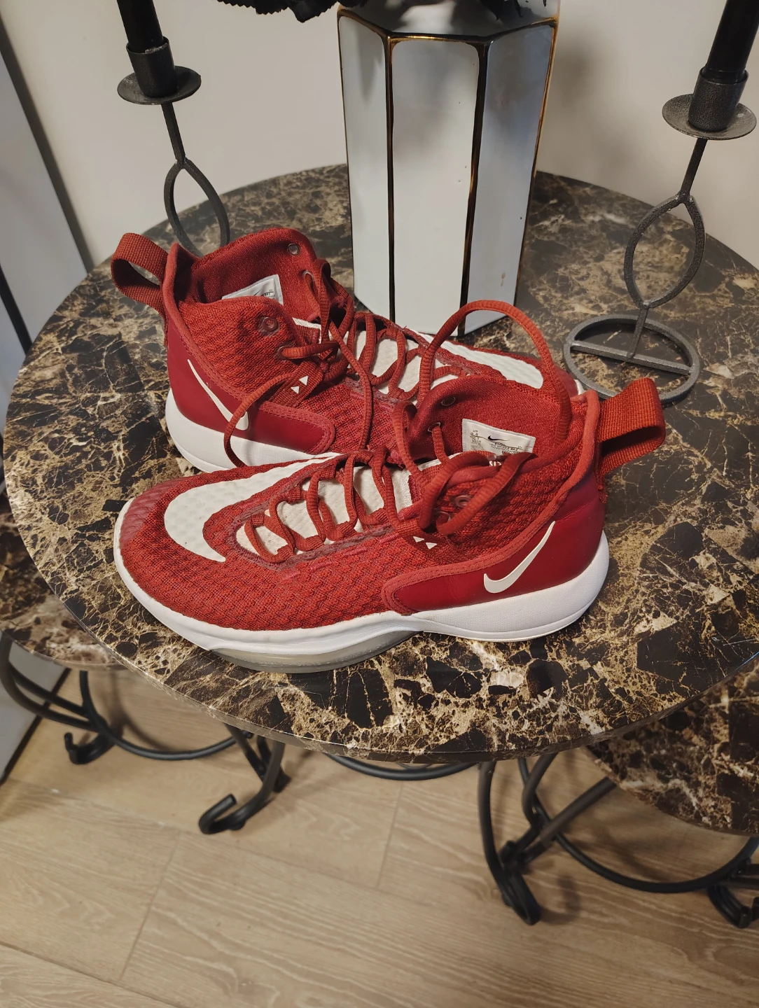 Nike Red Basketball Shoes - photo 2
