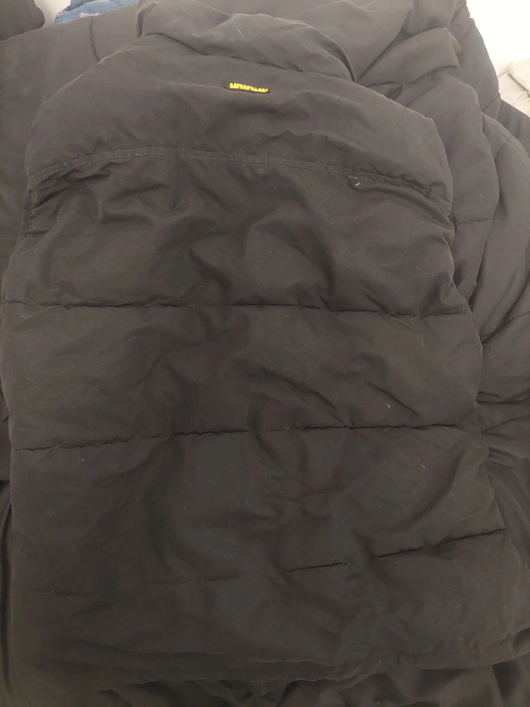 Caterpillar CAT Puffer Vest Black Yellow XL - photo 4