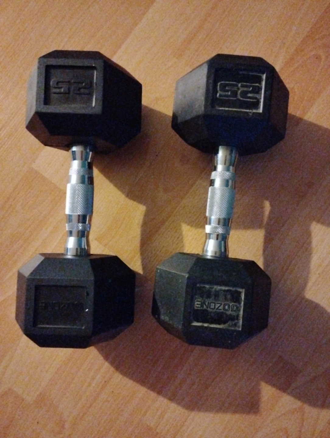 GOZONE 25lb Dumbbells (Pair)