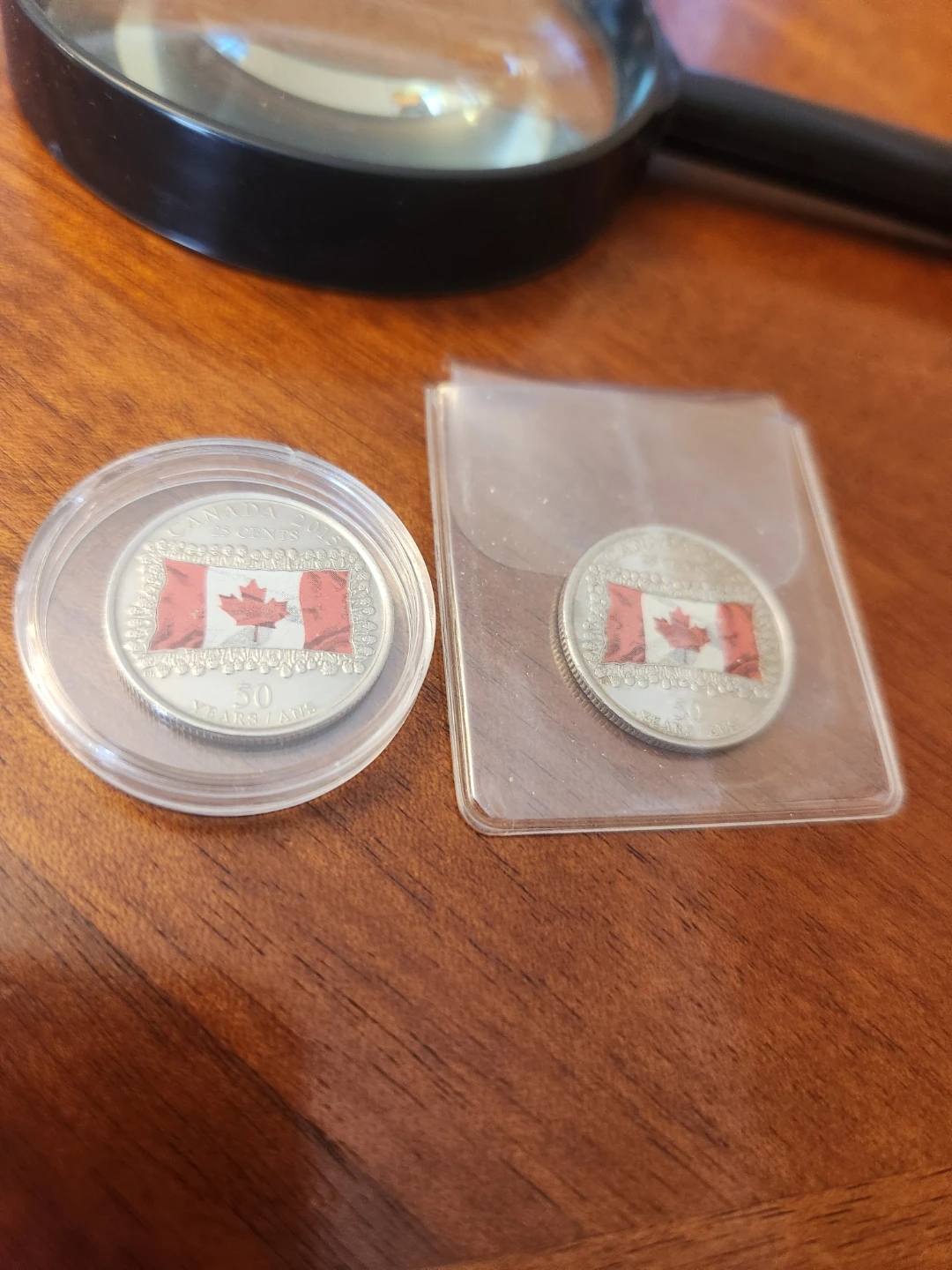 2015 Canadian 25-cent coin 50th anniversary =$10 each