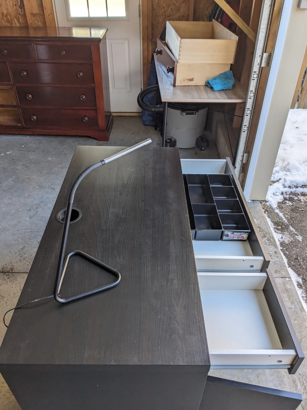 Ikea Desk, Chair and Lamp Set - photo 4