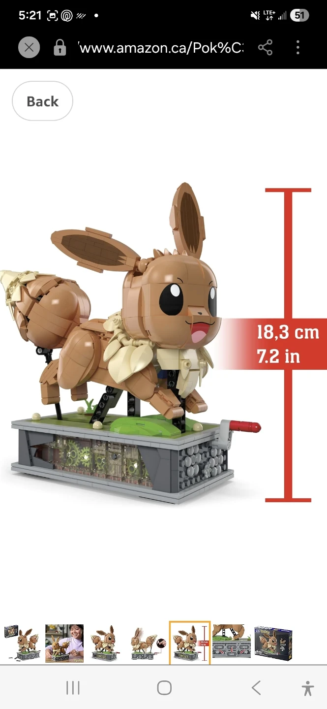 MEGA Pokémon Eevee Construction Set