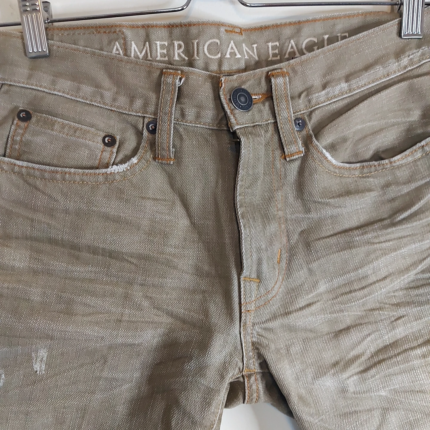 American Eagle Outfitters Men's Khaki Shorts Size 30 - photo 3