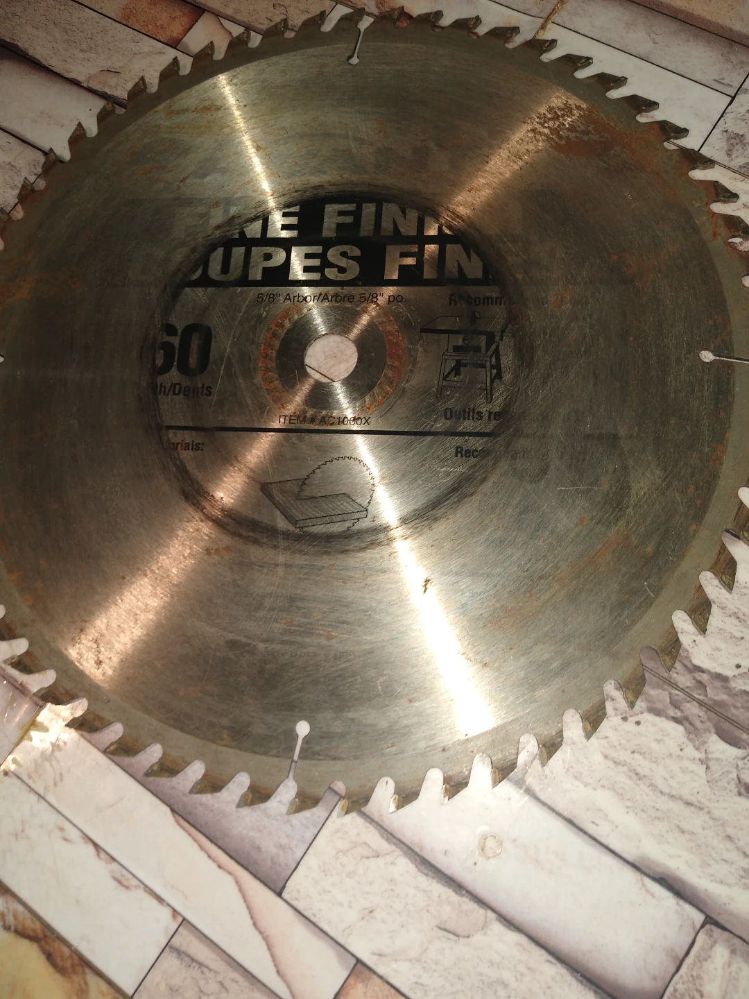 New slightly used saw blade