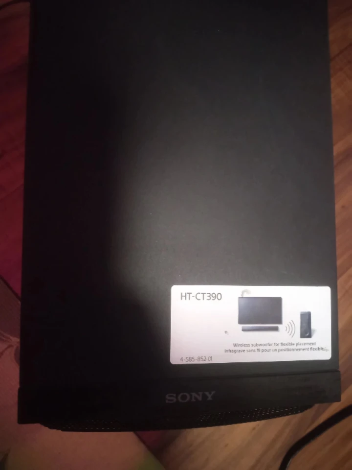 Sony HT-CT390 Wireless Subwoofer