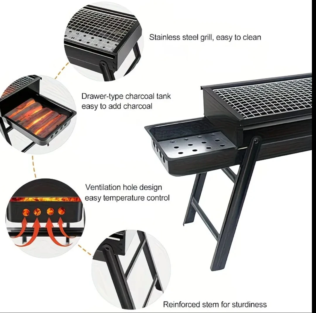 Portable BBQ. Camping. - photo 3