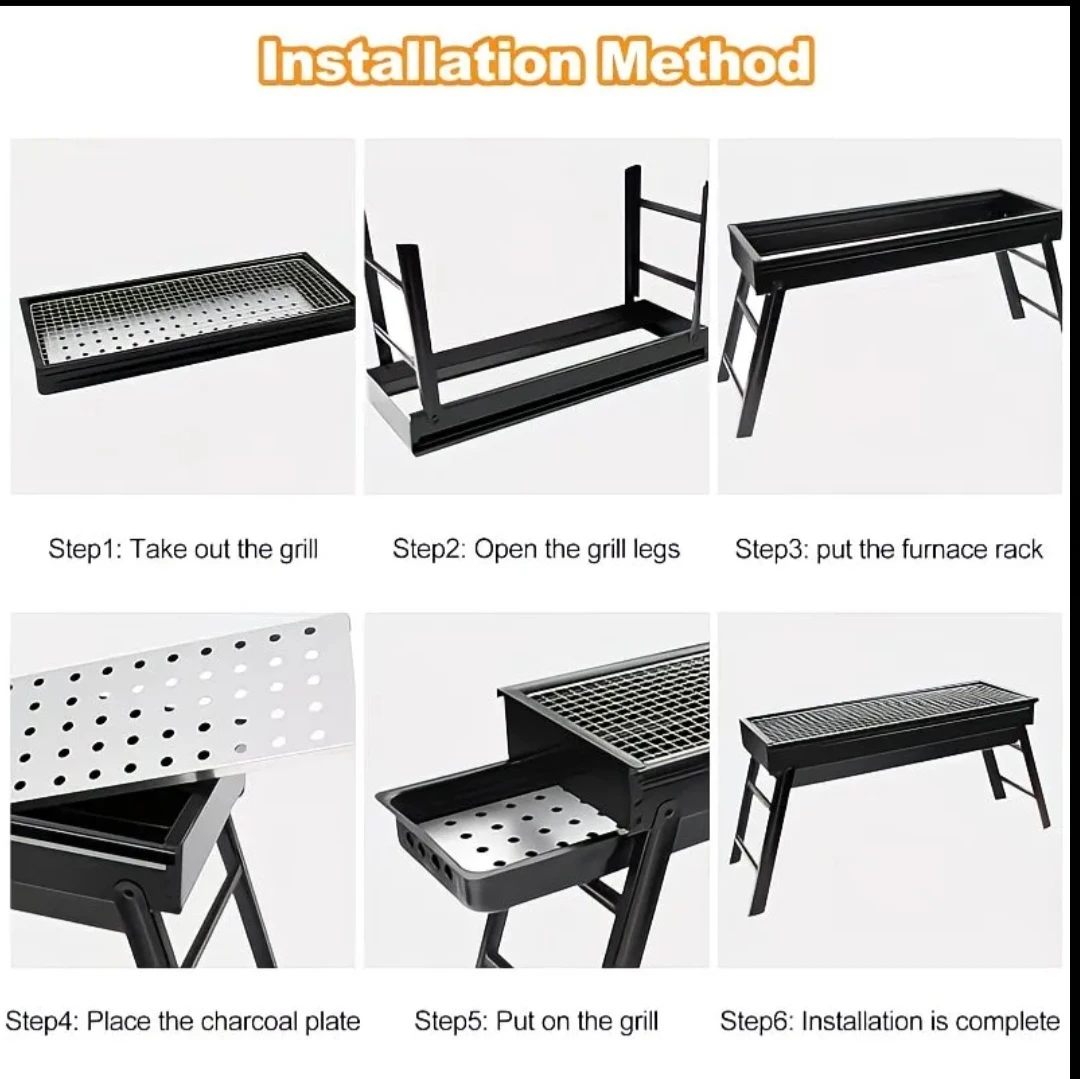 Portable BBQ. Camping. - photo 4